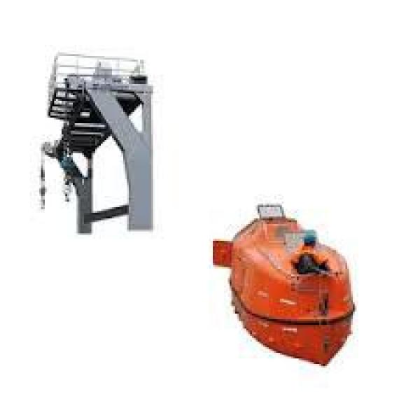 SOLAS Offshore Marine Platform Type Rescue Boat Launching Appliance Davit