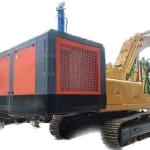 Excavator Air Compressor Integrated Down-Hole Drilling Rig